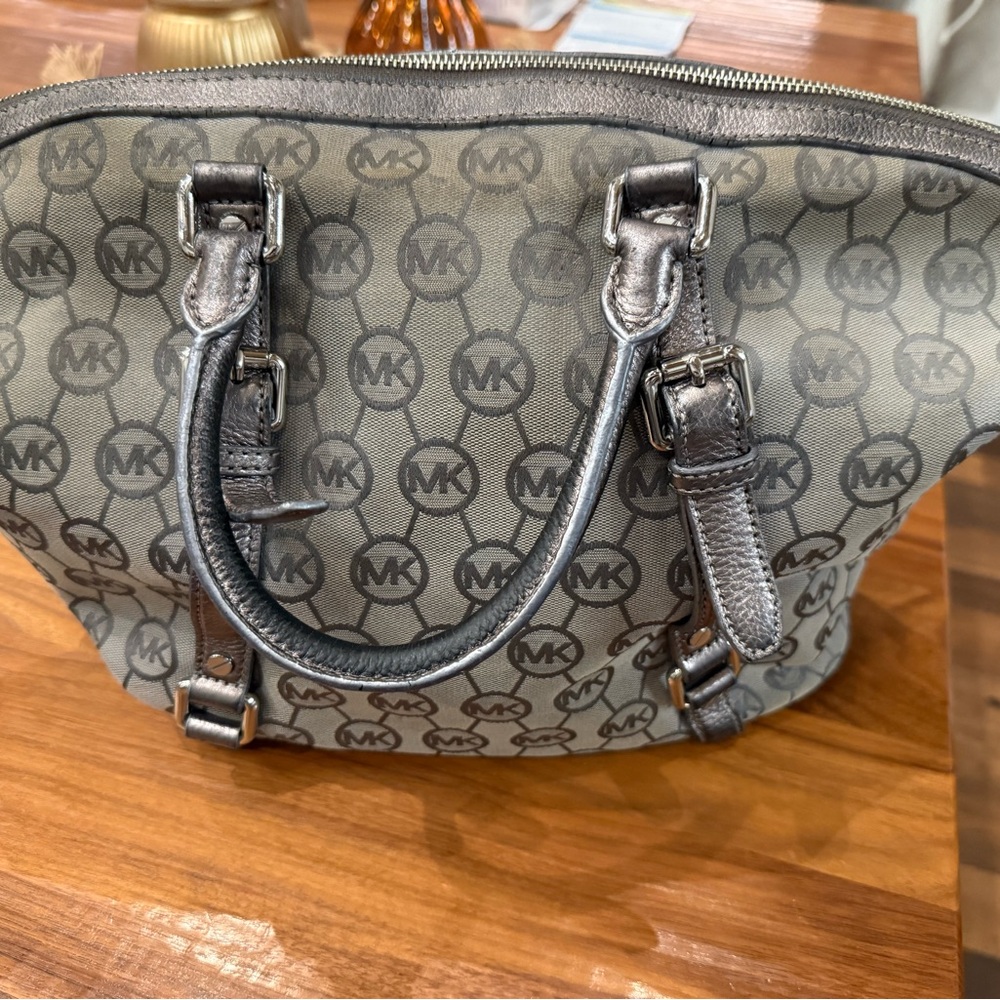 Michael Kors Monogram Gray Bag